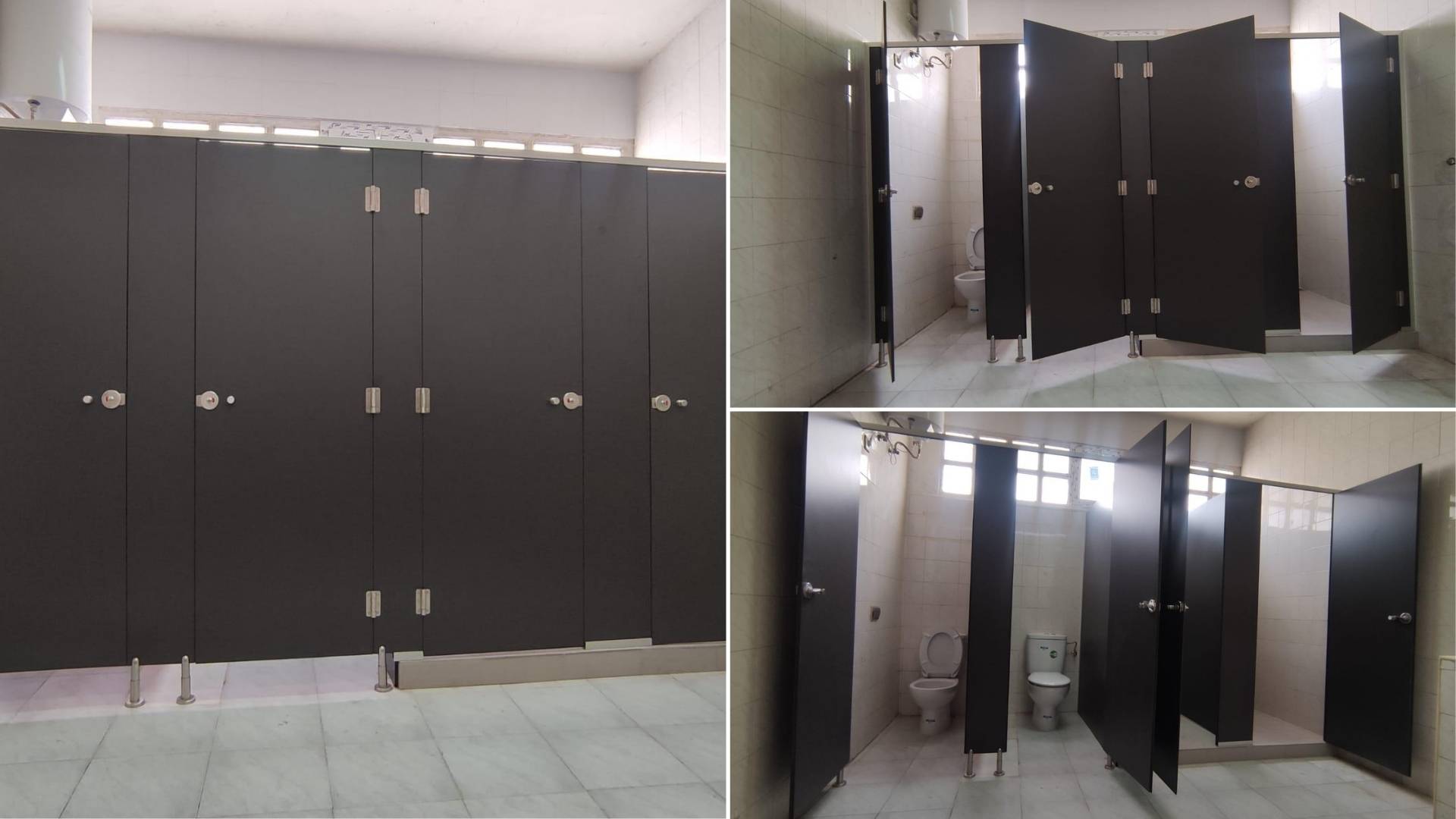 Instalación de cabinas fenólicas
